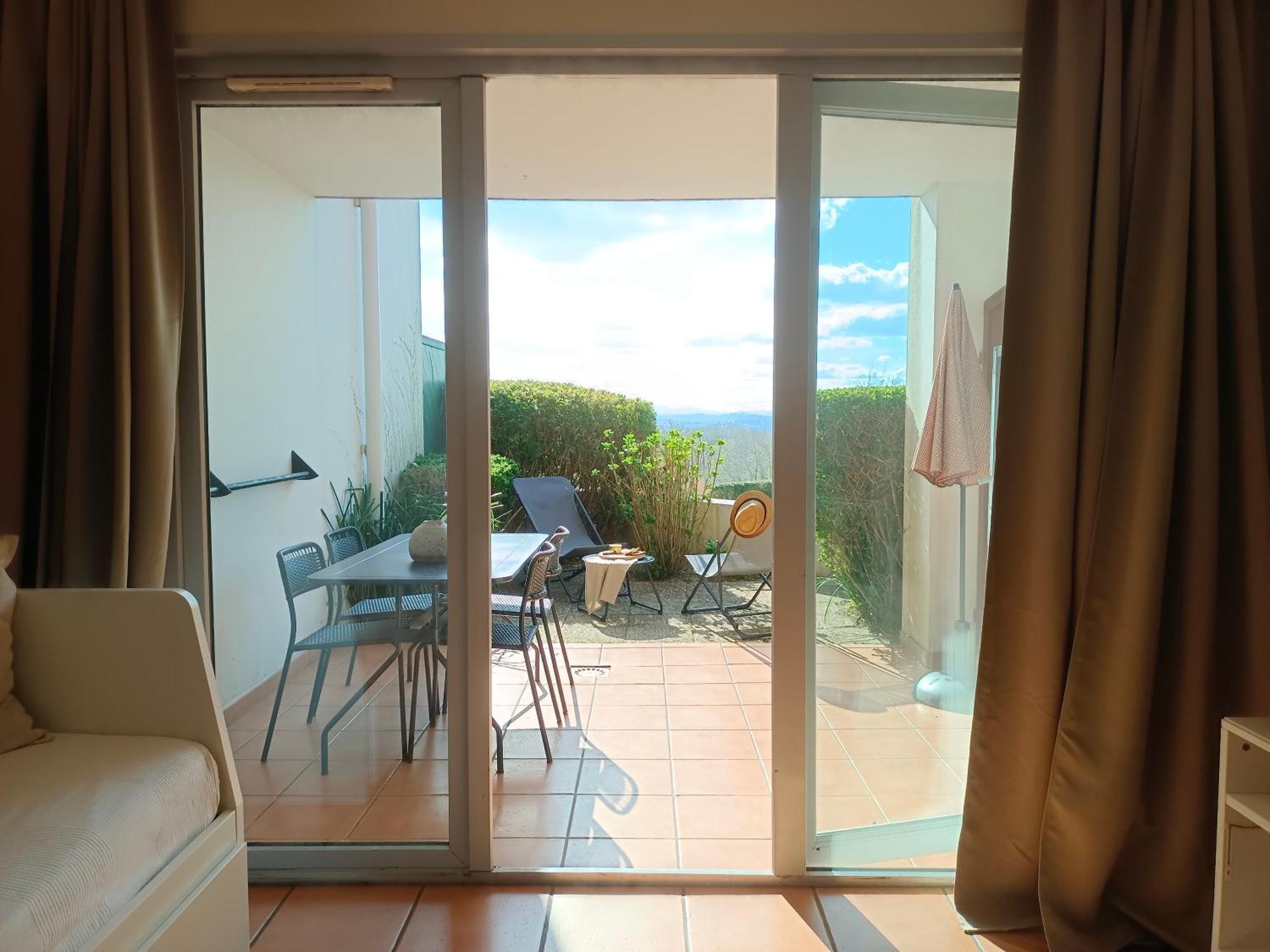 Apartamento T1 Bis Avec Piscine Vue Golf Et Montagnes Arcangues Exterior foto