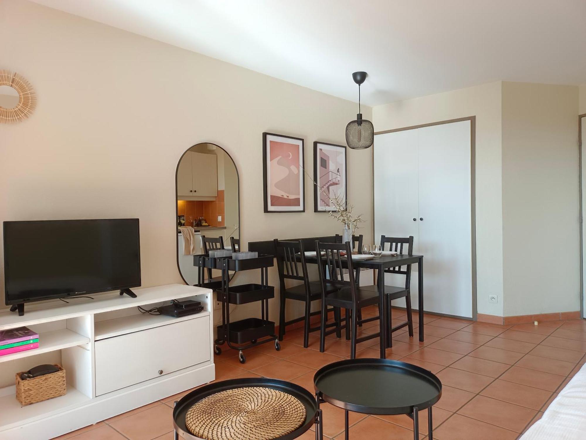 Apartamento T1 Bis Avec Piscine Vue Golf Et Montagnes Arcangues Exterior foto
